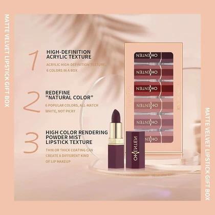 Okenten 6in1 High Quality Lipstick Set