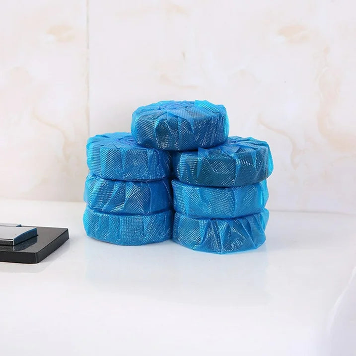 Blue Touch Automatic WC Flushing Toilet Cleaner 4Pcs Set (Pack Of 2)
