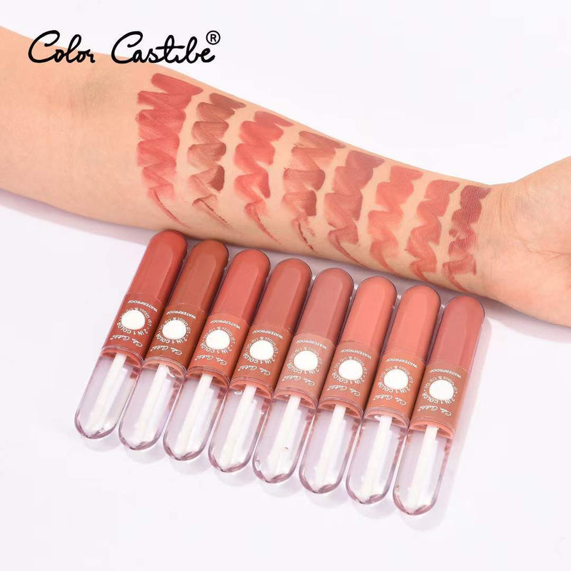 Color Castle 2in1 Lip Oil Lip Gloss 8Pcs Set