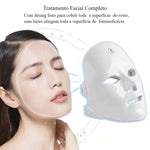 USB Rechargeable Facial LED Mask 7 Colors LED Photon Therapy Beauty Mask Skin Rejuvenation Home Face Lifting Whitening Beauty Device