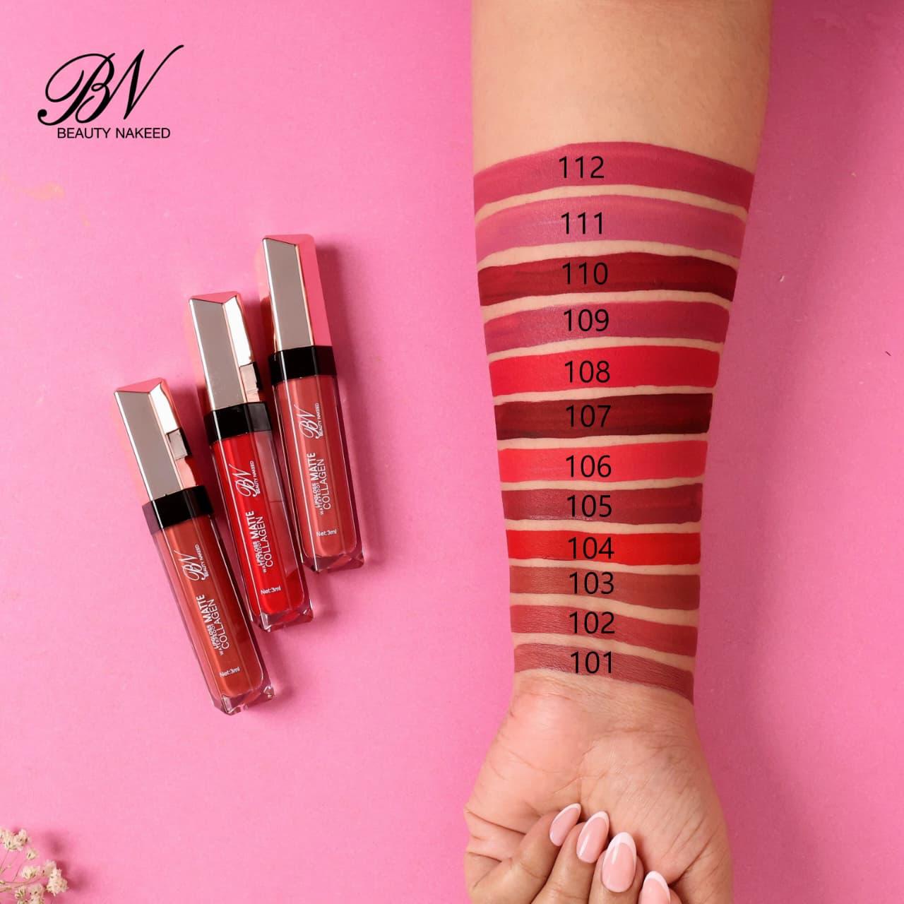 Beauty Naked Matte Lipgloss Pack 0f 12