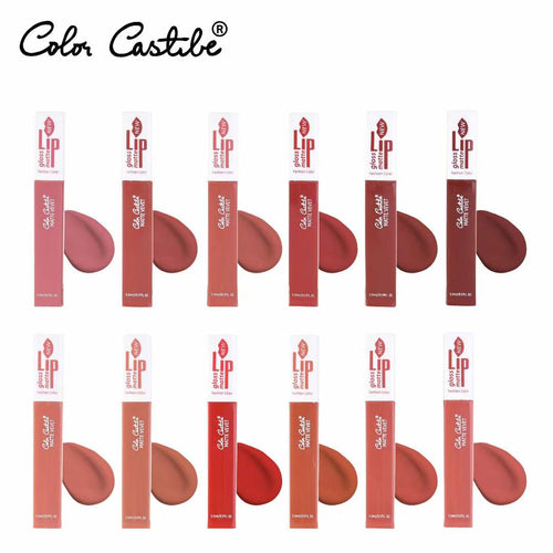 Color Castle Nude And Matte Velvet Lip Gloss 12Pcs Set