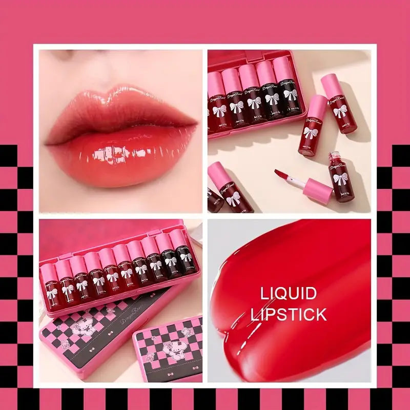 Dragon Ranee Kitty Lip Tint Pack of 10Pcs