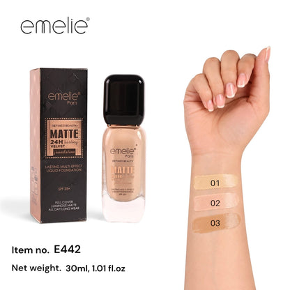 Emelie Paris Defined Beauty Matte Foundation 30ml