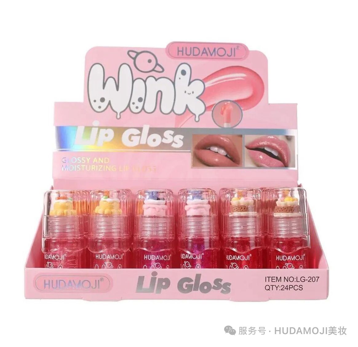 Hudamoji Wink Lip Gloss Pack of 2