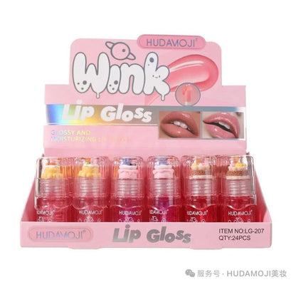 Hudamoji Wink Lip Gloss Pack of 2