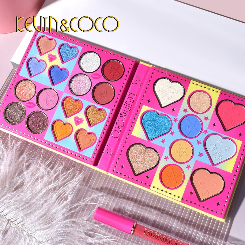 Kevin & Coco 26-Color Barbie Makeup Kit