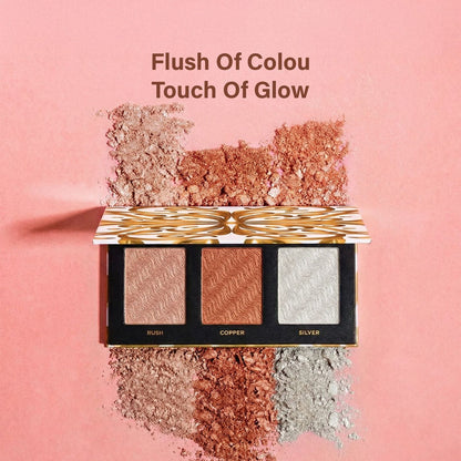 CVB Highlighter Blusher Palette Lightweight  Soft Textured Showstopper C225