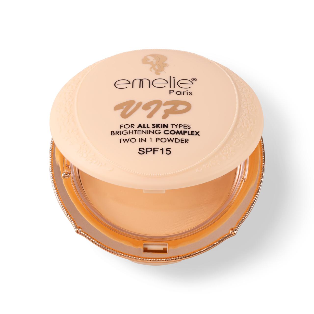 Emelie VIP Brightening 2 in1 Complex Compact Powder