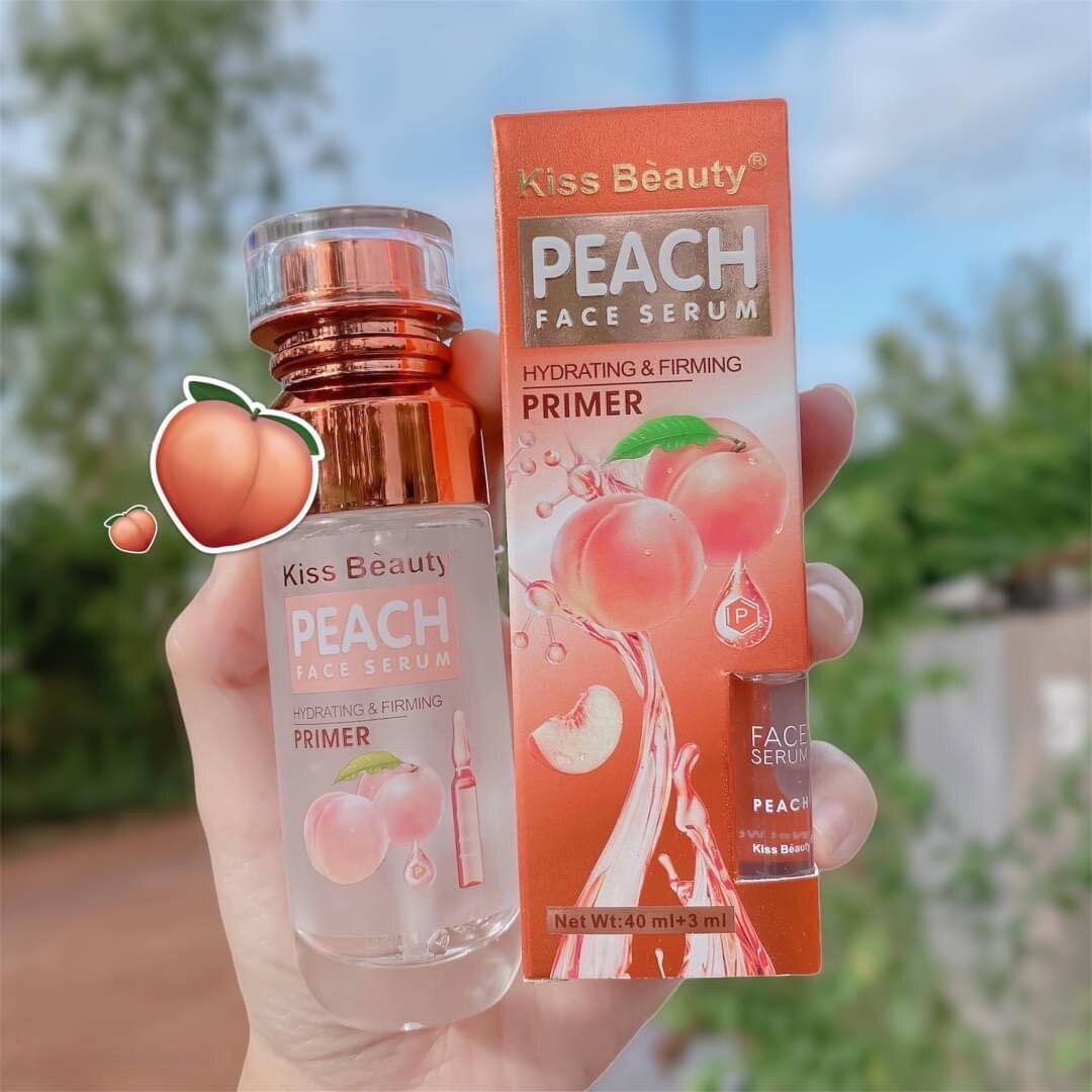 Kiss Beauty Peach Face Serum Hydrating And Firming Primer