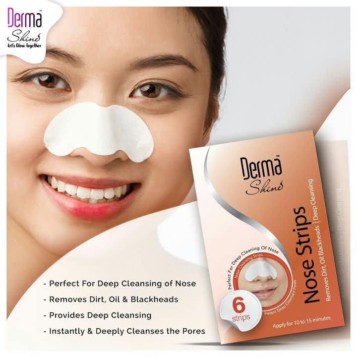 Derma Shine Nose Strips - 6 Strips