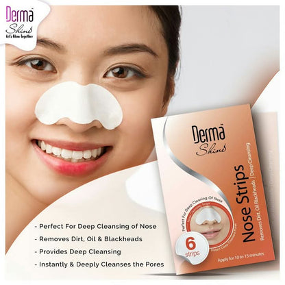 Derma Shine Nose Strips - 6 Strips