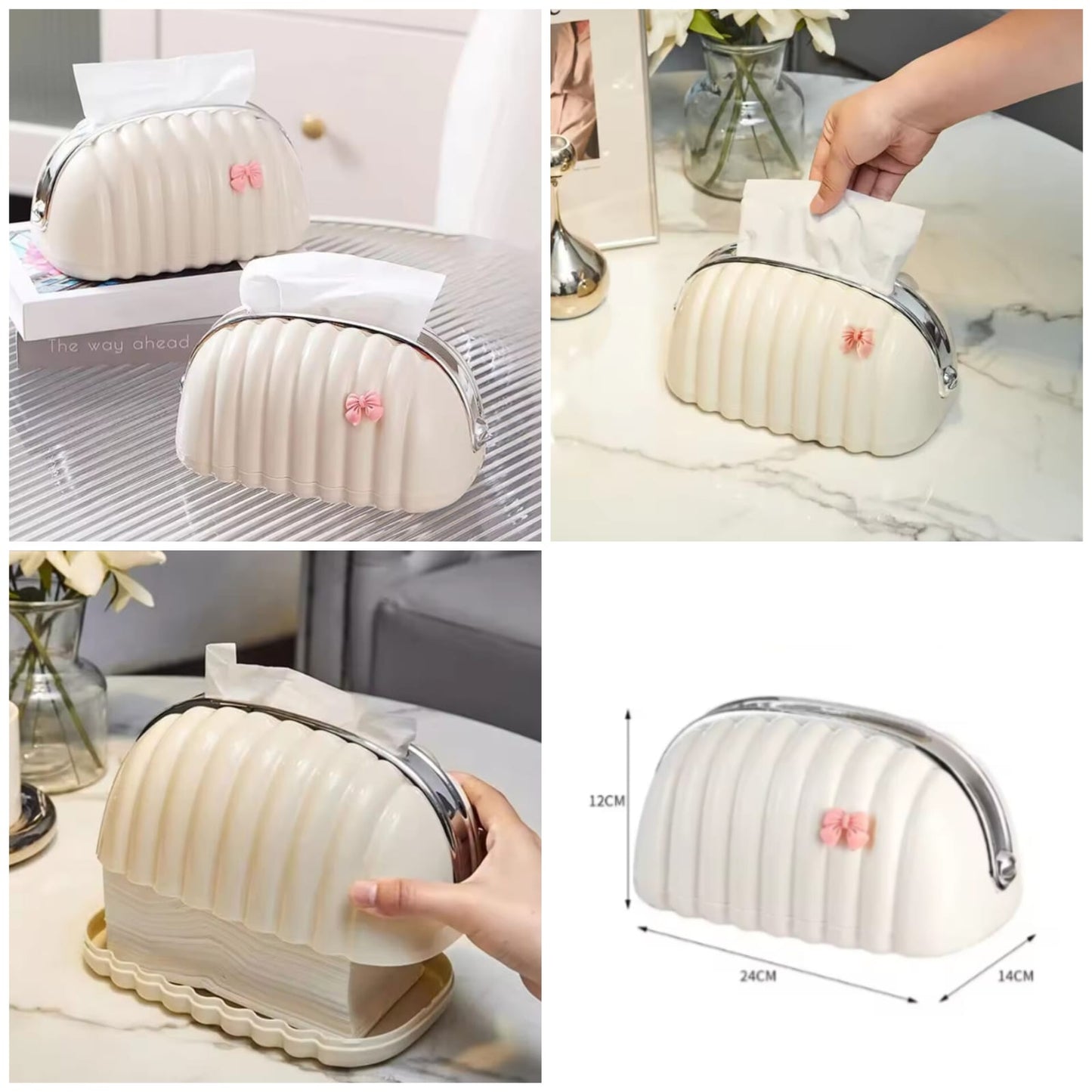 Luxury Creative Shell Style Tissue Box