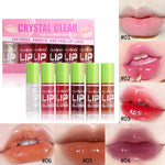 Peinfen Crystal Clear 6 Colors Lip Gloss Set