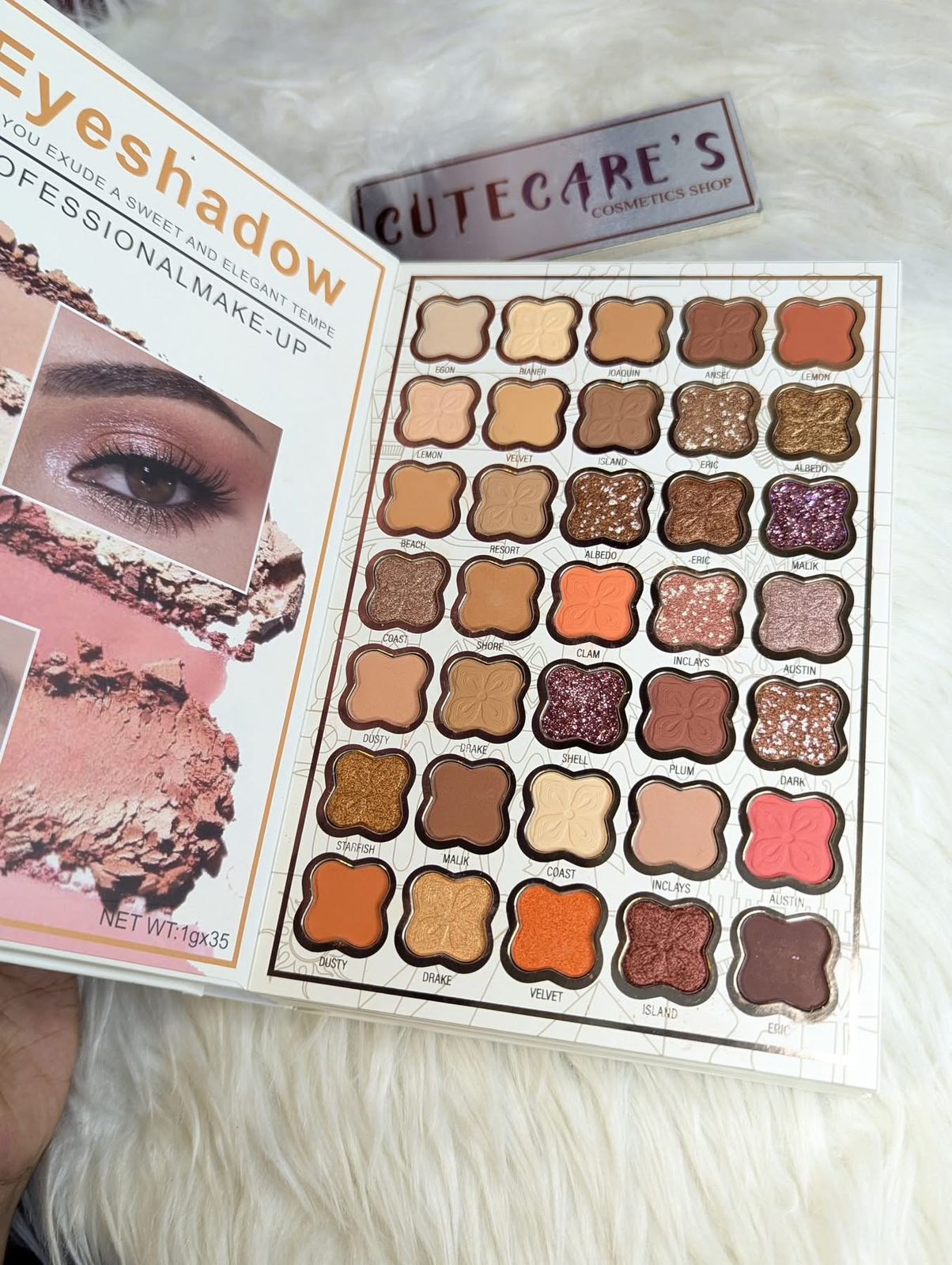 Beautyful 6 Fold Eyeshadow Pallete
