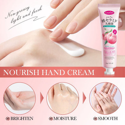 Sadoer Honey Peach Lactobacillus Hydrate Hand Cream