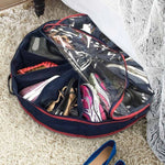 Multipurpose Round Shape Under Bed Organizer Closet Bag