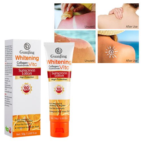 Guanjing Collagen Nicotinamide Vitamin C SPF60+ Sunscreen Lotion