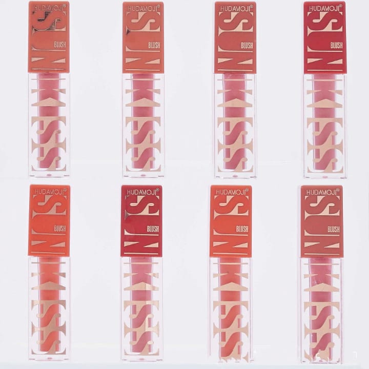 Hudamoji Inspired By Maybelline Sun Kiss Liquid Blush 4pcs Set