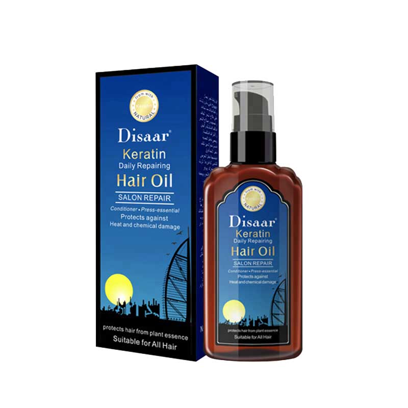 Disaar Keratin Daily Repairing Hair Oil Salon Repair Hair Serum 120ml