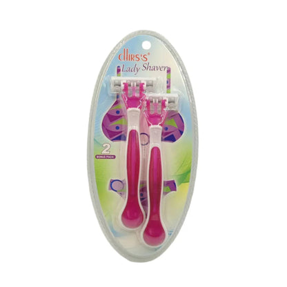 Chirss Lady Shaver 3 Layer Shaver Disposable Razor For Woman Pack Of 2