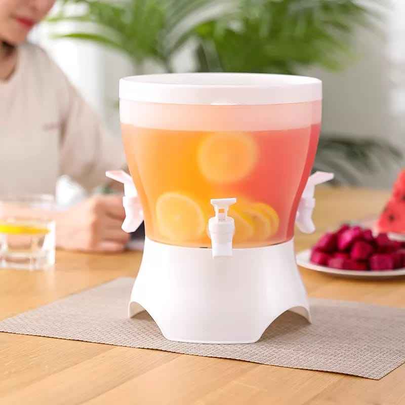 360 °Rotatable 3 in 1 Water Beverage Cooler Dispenser With 3 Tap Faucet 5Litre Capacity