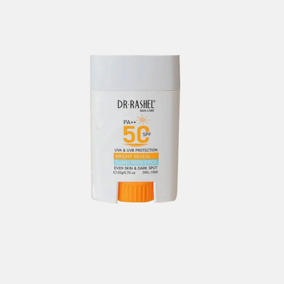 Dr Rashel Skin Care UVA & UVB Protection Bright Reveal Sunscreen Stick SPF50 PA++