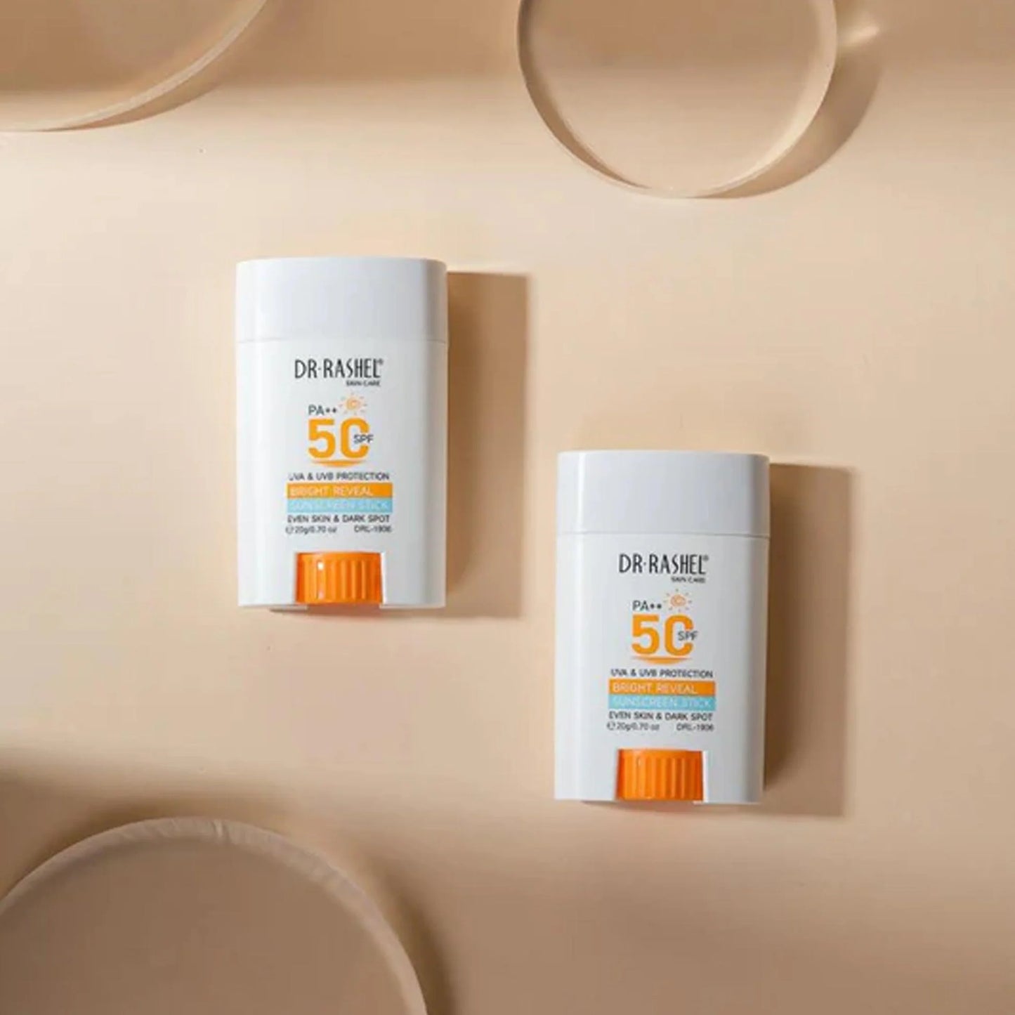 Dr Rashel Skin Care UVA & UVB Protection Bright Reveal Sunscreen Stick SPF50 PA++