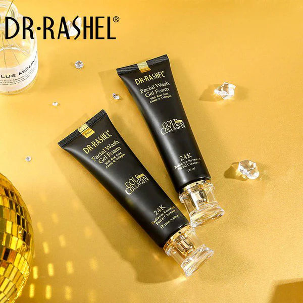 Dr.Rashel Facial Wash Gel Foam With Real Gold Atoms & Collagen