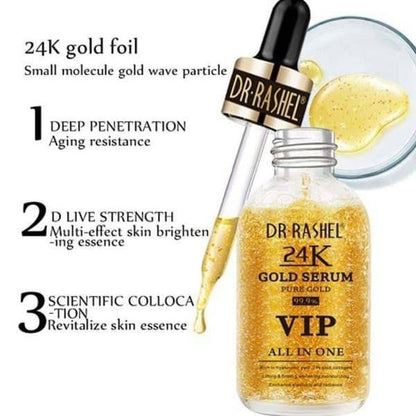 Dr Rashel Gold Serum 99.9% VIP All In One Pure Gold - 50ml