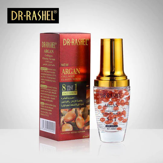 Dr Rashel New 8 in 1 Collagen Elastin Face Serum - 40ml - Argan