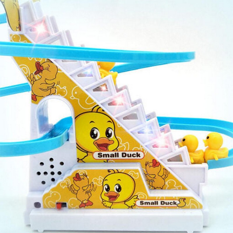 Musical Duck Climbing & Slide Track Toy Set