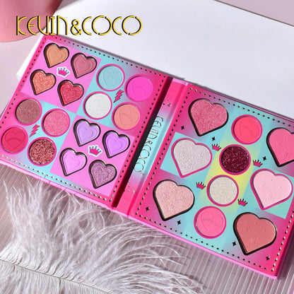 Kevin & Coco 26 Color Barbie Makeup Kit