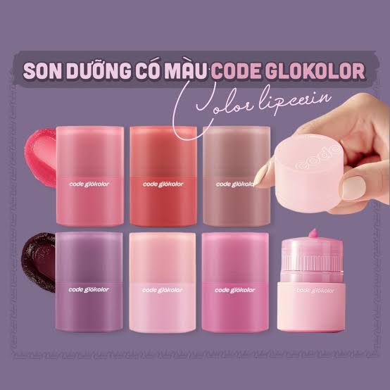 CODE GLOKOLOR Lip Cerin Beauty Model Super Gorgeous Lip Plumping Lipcerin 15ml