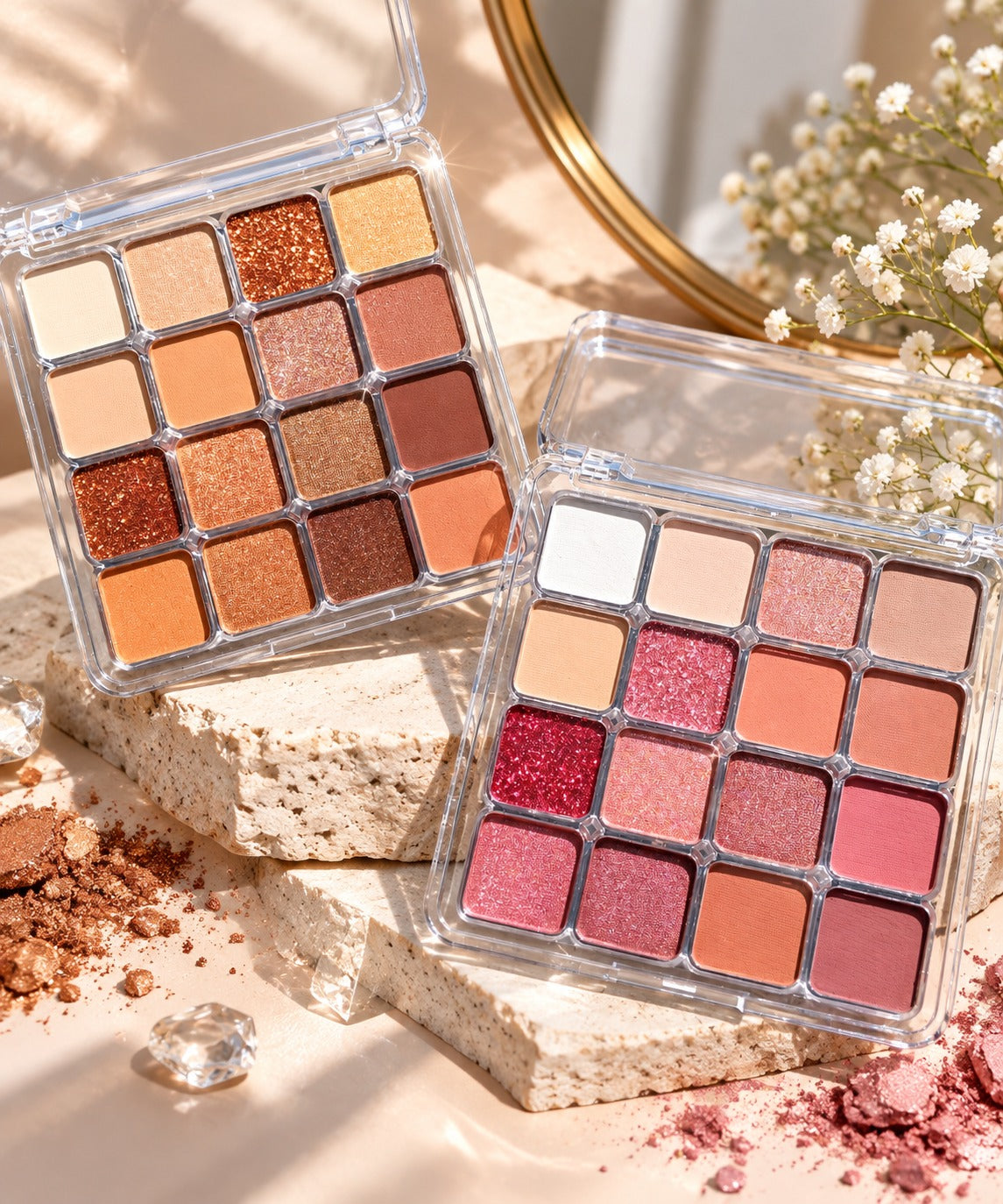 Hudamoji 16 Color Shimmer & Matte Eyeshadow Palette