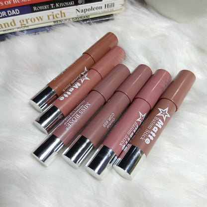 Miss Rose Matte Lip Batom Lip Crayon Pack of 6