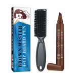 GuanJing Brown Master 4 Tip Beard Pen