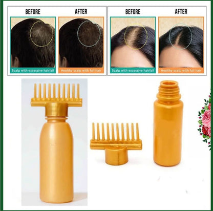 Hair Oil Applicator Comb Bottle 130ml