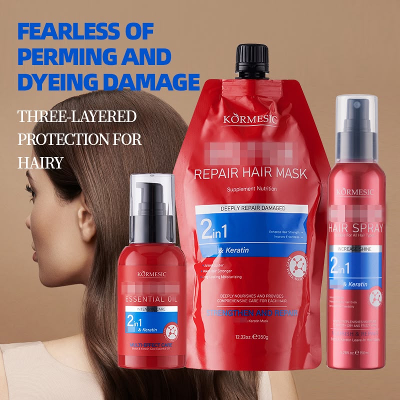 KORMESIC 3-Piece Keratin Hair Repair & Shine Set
