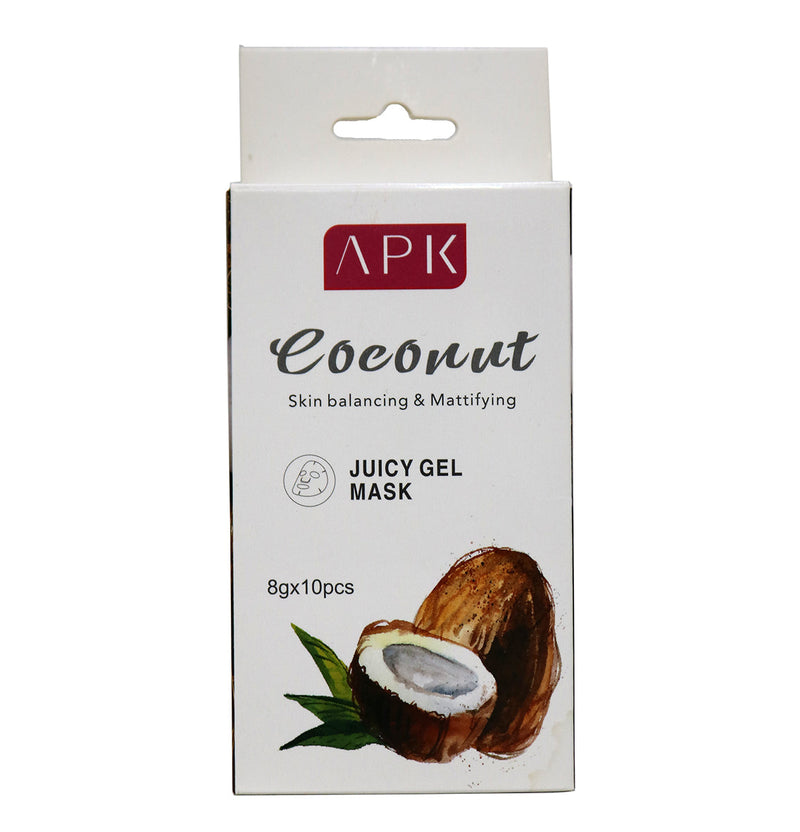 APK Coconut Juicy Gel Mask 8g 10pcs in Box