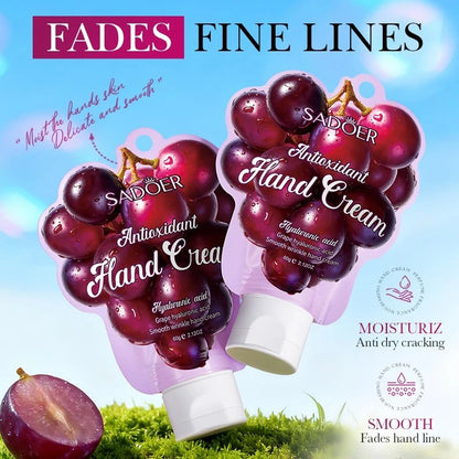 Sadoer Grape Hand Cream - Moisturizing & Nourishing Repair | 60g