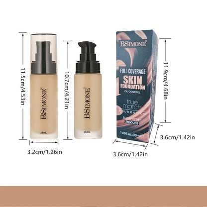 BSIMONE Full Coverage Skin Foundation Oil Control