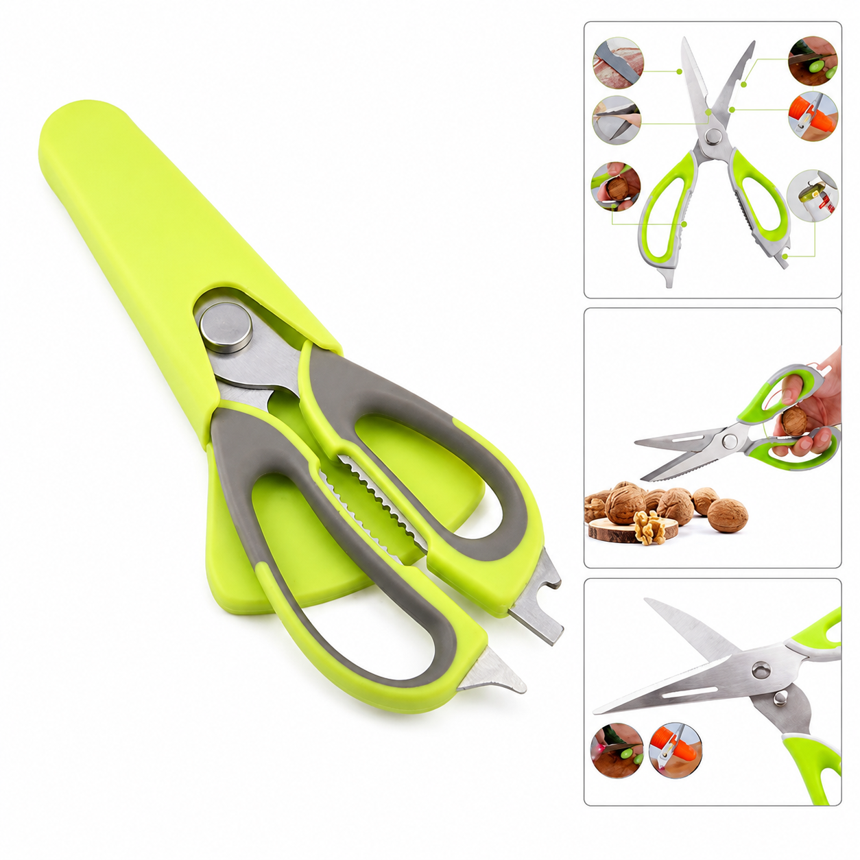 Mighty Shears Professional Grade Stainless Steel Blades Kitchen Tool