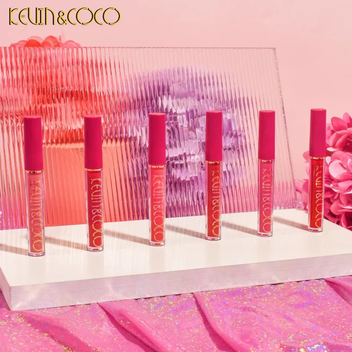 Kevin & Coco Matte Lip Gloss 6 Pcs Set
