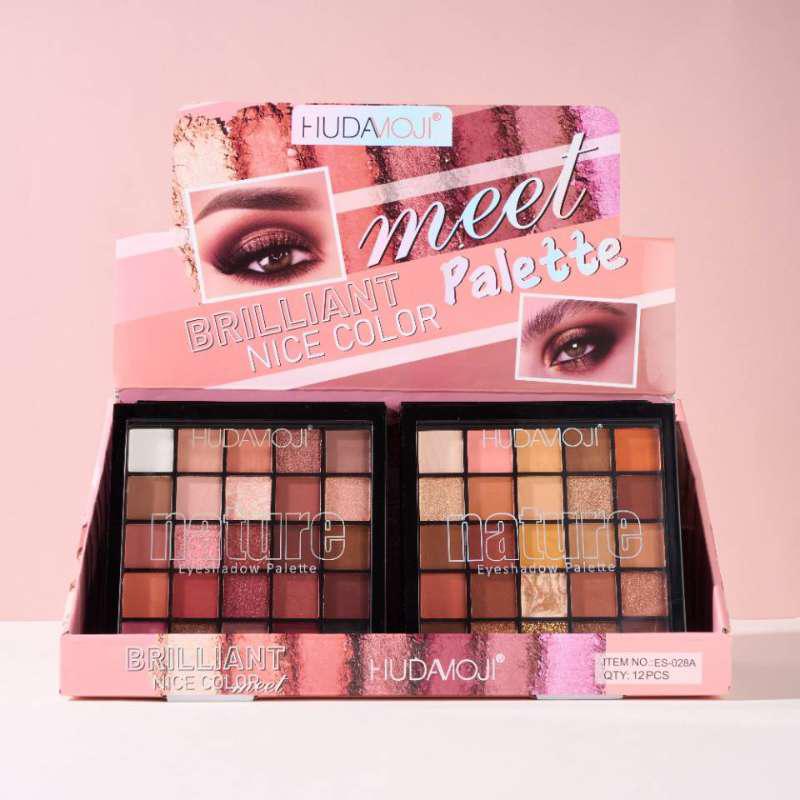 Hudamoji Nature Eyeshadow Palette – Rich Pigmentation with Smooth & Long-Lasting Finish