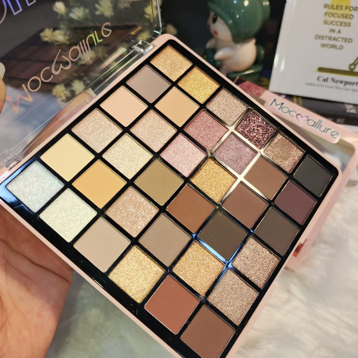 Mocallure 36 Color You Are Beautiful Eyeshadow Palette 30 Shimmer & Nude Shades