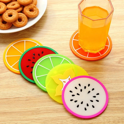 Pack of 6 Fruit Shape Coasters