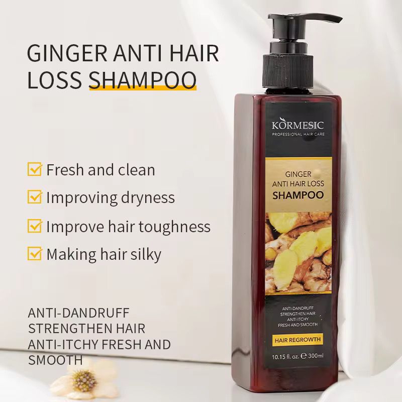 Kormesic Anti-Dandruff Hair Shampoo Strengthening Moisturizing Natural Herbal Shampoo and Conditioner Set