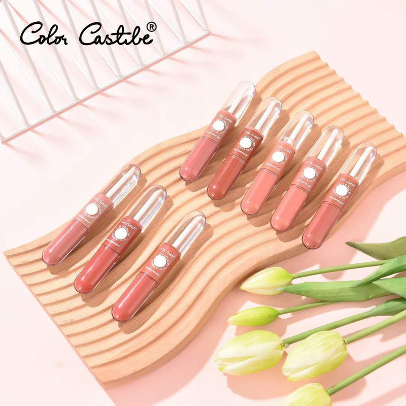 Color Castle 2in1 Lip Oil Lip Gloss 8Pcs Set