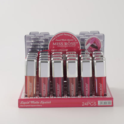 Miss Rose Jumbo Size Lip Gloss 12pcs Set